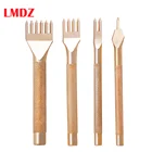 Алмазное долото LMDZ для кожевенного ремесла, 4 мм, 1246 зубцов, набор для рукоделия сделай сам с алмазным для шнуровки для сшивания, инструменты для кожевенного ремесла, Дырокол