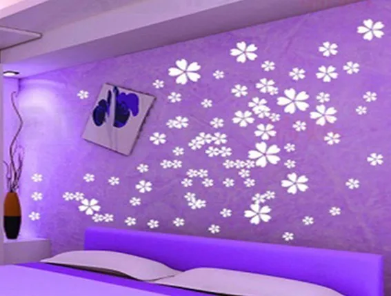 Распродажа цветы вишни декоративная роспись художественная Наклейка на стену