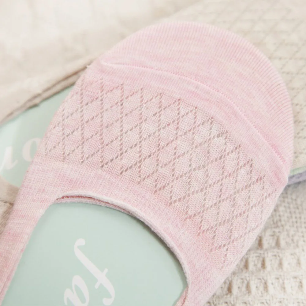 Fashion Women Cotton Antiskid Invisible Liner Socks Elastic Comfy Female Summer Spring Ankle Boat Low Cut Short | Женская одежда