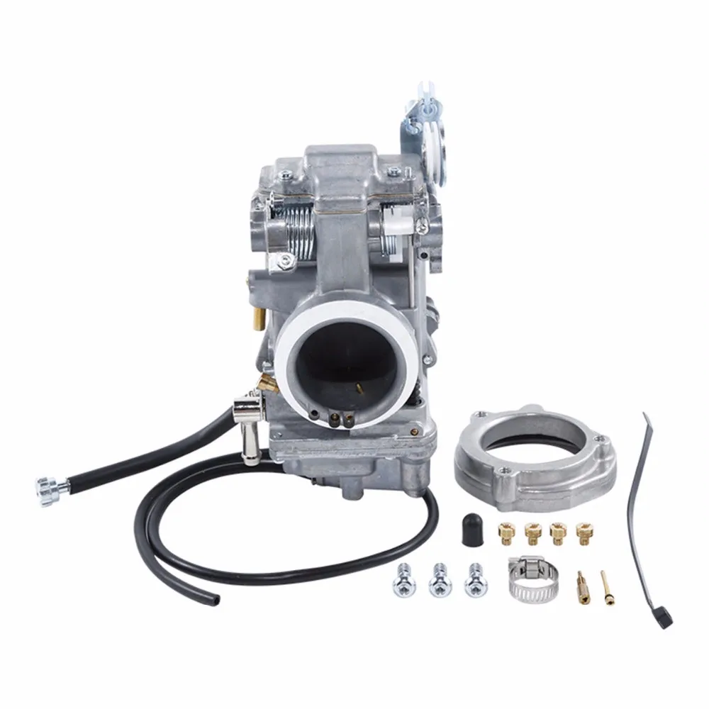 Motorcycle Carb Carburetor Easy Kit For Harley EVO Evolution Twin Cam Fittings 42mm Scooter