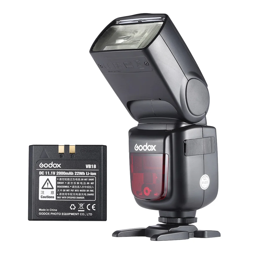 Фотовспышка Godox V860IIC для фотоаппарата фотовспышка Canon DSLR с фотовспышкой и