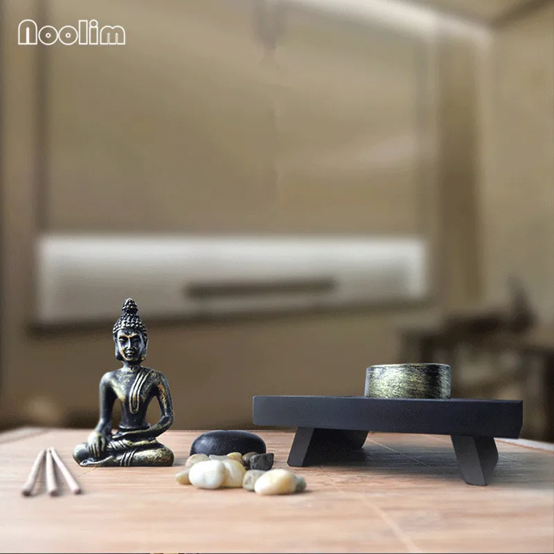 Новый китайский креативный сухой пейзаж Zen Sand чайная комната статуя Будды