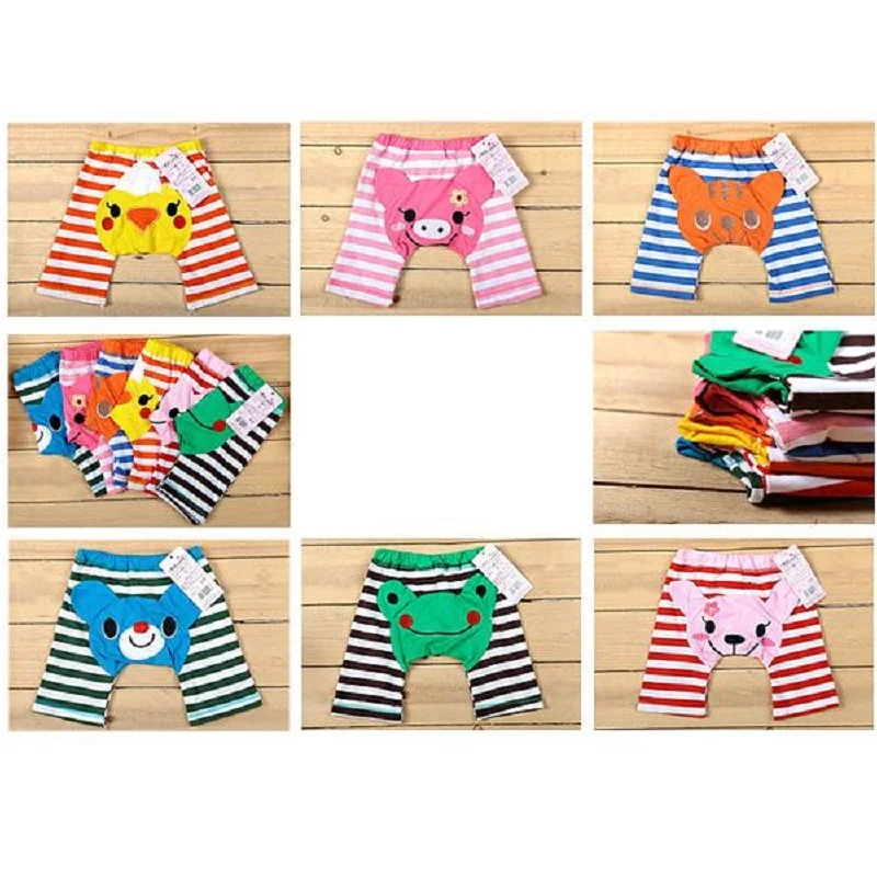 Детские подгузники с вышивкой в виде животных детские из полипропилена полоску