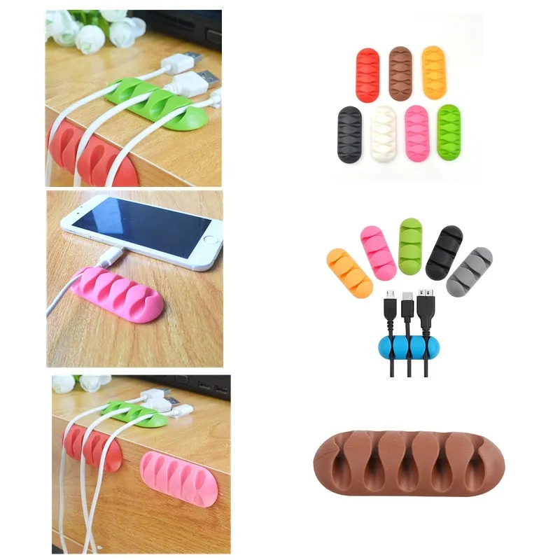 Funda For iphone 6 6s Carcasa Cable Holder Protector Management Device Coque 7 8 Plus XS MAX X XR Case Cover Phone |