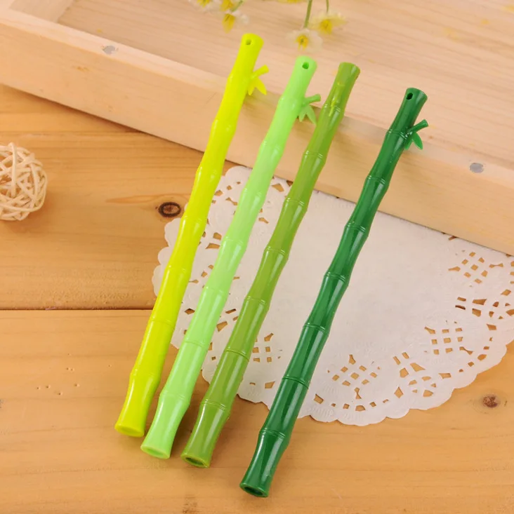 Новые модные бамбуковые шариковые ручки с высоким уровнем милые школьные