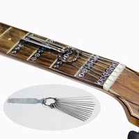 guitar pillow neck groove grinding file rhythm string metal round knifives strings maintenance tools