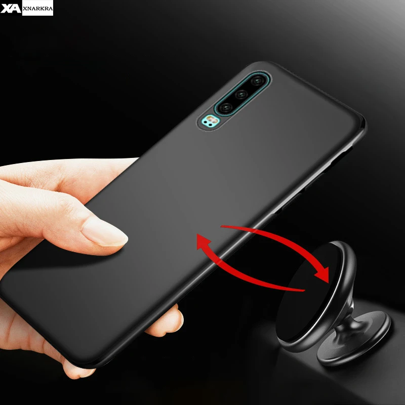 Магнитный притягивающий чехол для телефона huawei P30 P20 Pro Lite тонкий мягкий ТПУ противоударный автомобильный Магнитный чехол для huawei mate 30 20 Pro