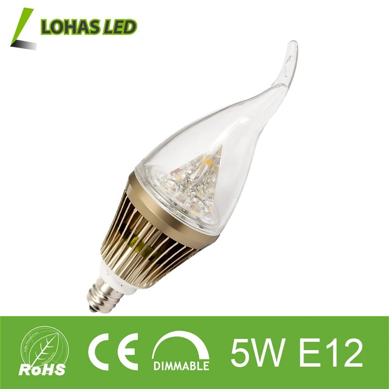 Lohas из светодиодов e12 лампы 5 Вт натуральный белый / холодный дневной 110 В 220