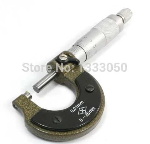 

Free Shipping Measurment 0-25mm 0.01mm Accuracy Metric Outside Micrometer Caliper