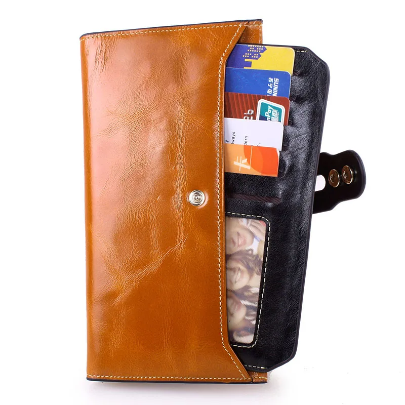 Новинка 2020 Модный женский кожаный кошелек Дизайнерские клатчи сумки из воловьей