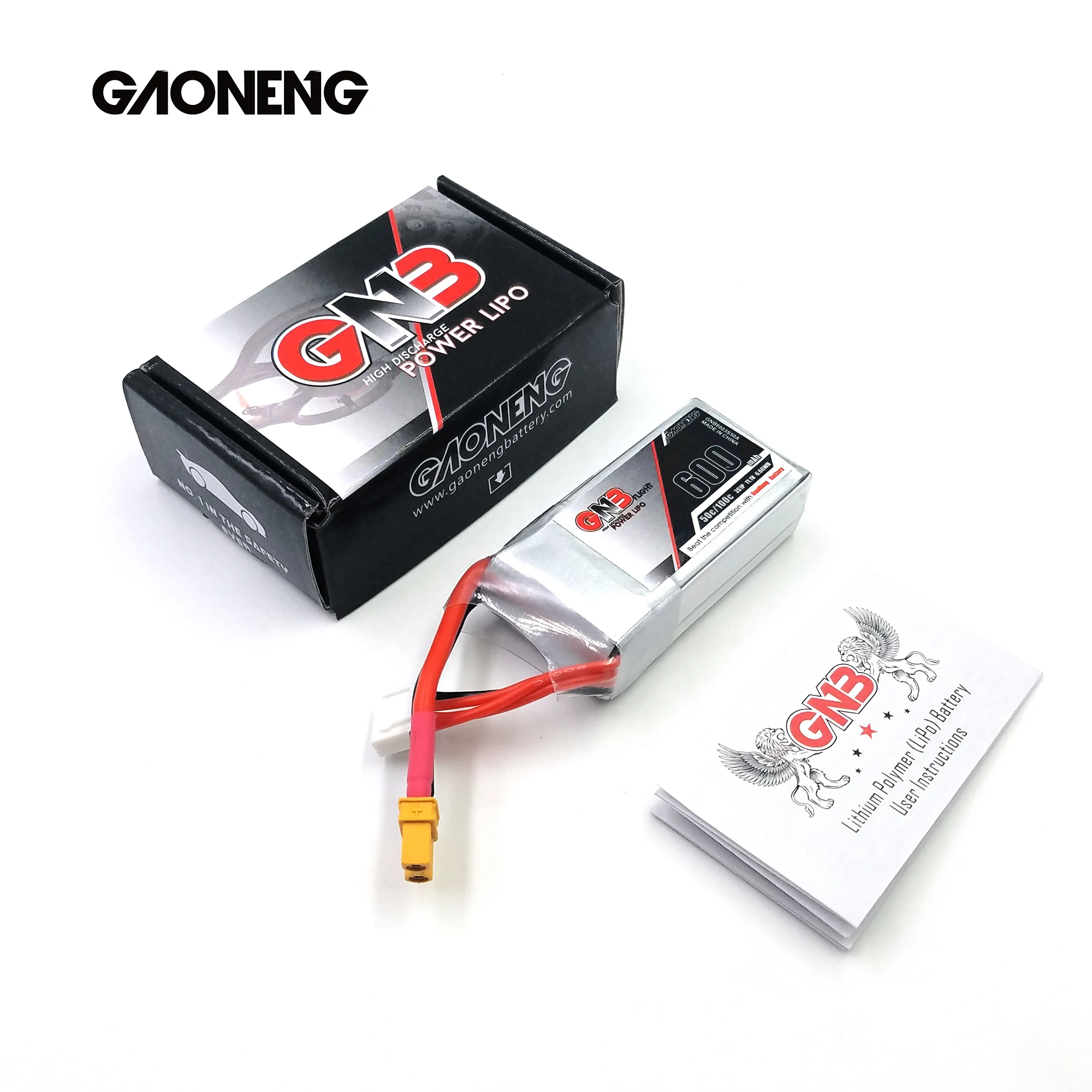 2 шт. литий полимерный аккумулятор Gaoneng GNB 600 мАч 3S 11 1 В 50C/100C разъем XT30 для iFlight CineBee