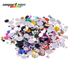 Умные цветные акриловые стразы, обычные цвета, смешанные цвета, обувь, украшения, модные украшения для дизайна ногтей, маленькая упаковка