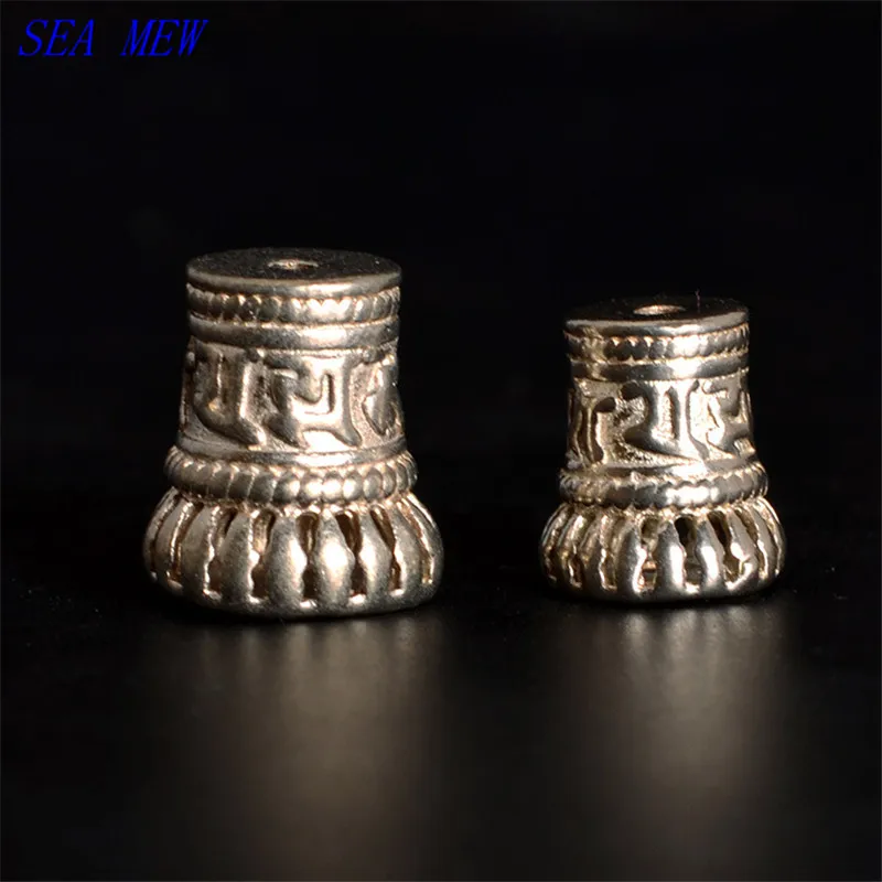 SEA MEW 2 шт Цилиндрические разноцветные бусины для изготовления ювелирных изделий|