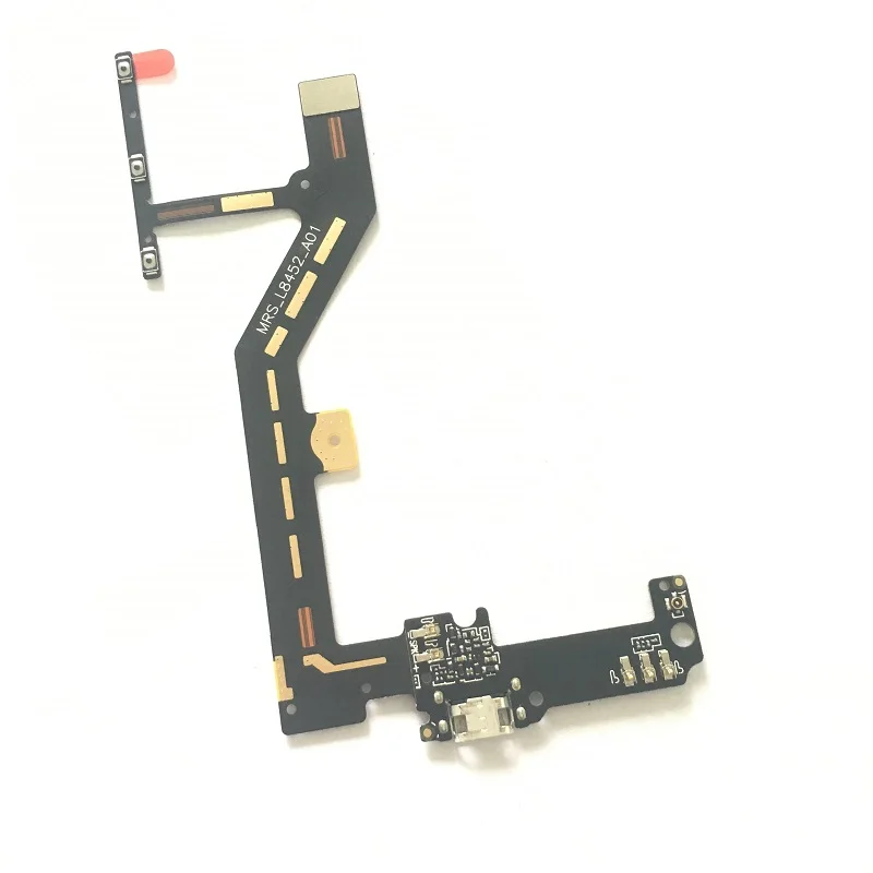 Зарядная Плата USB с кнопкой питания и громкости для BQ Aquaris M4.5 A4.5 мобильный телефон