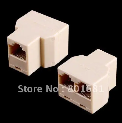 RJ45 3 Way интернет кабель сплиттер расширитель Соединительный разъем бесплатная