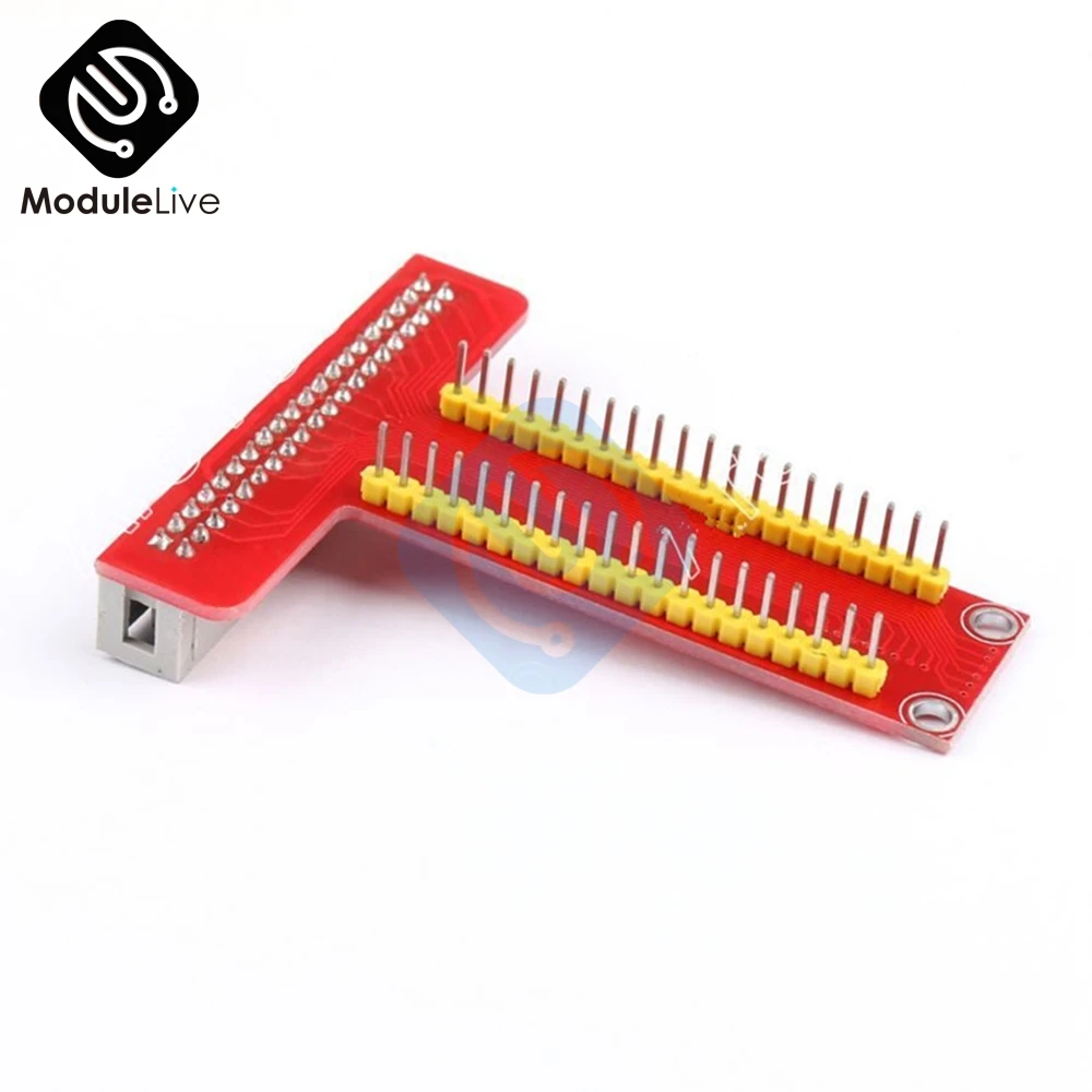 40 контактный Удлинительный адаптер GPIO Т образный модуль для Raspberry Pi Model B +
