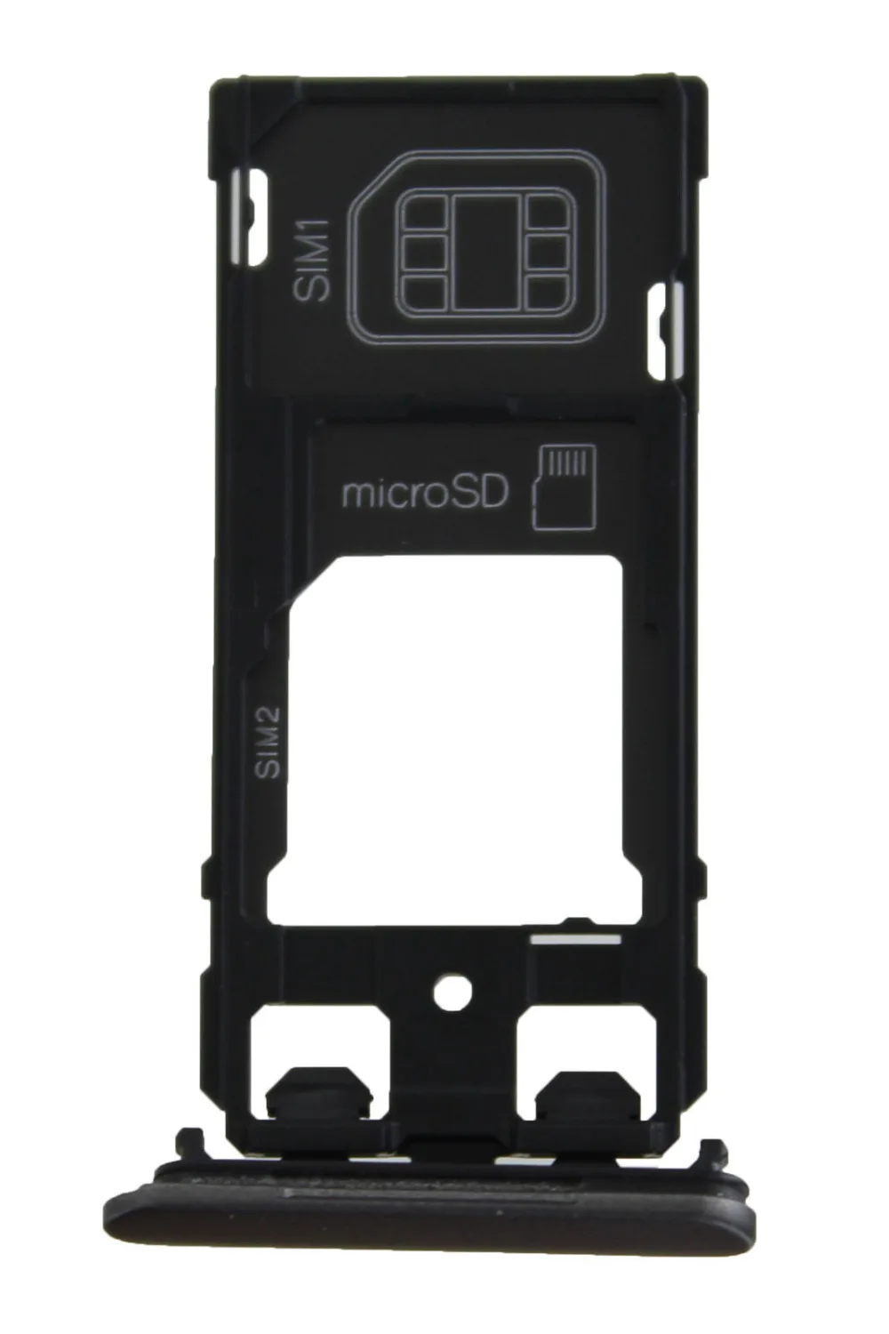 Для Sony Xperia X F5122 Dual SIM и Micro SD TF держатель карты памяти с серебристым/черным/лаймовым