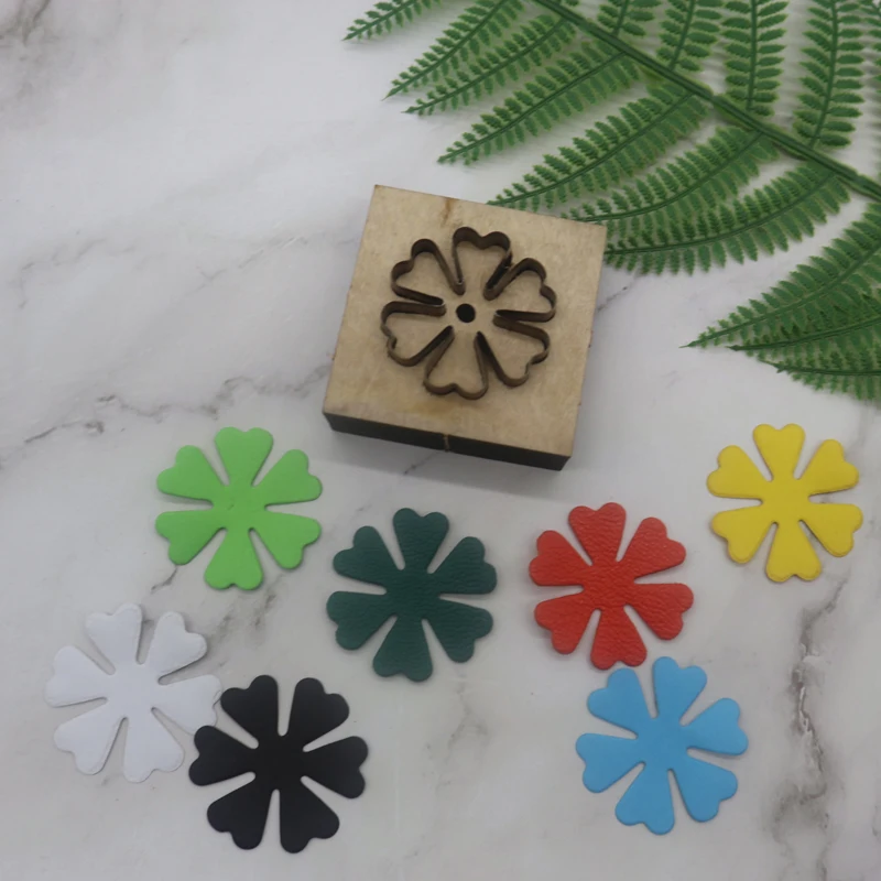 

DIY leather craft flower petal design knife mould cutting dies hand punch tool template