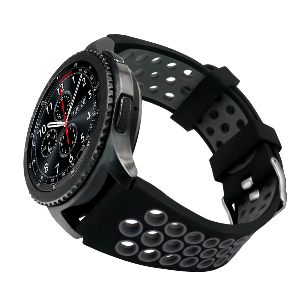 22 ремешок для samsung Galaxy watch 46 мм gear s3 Frontier/классический силиконовый сменный ремешок на запястье, резиновый браслет, ремень, аксессуары