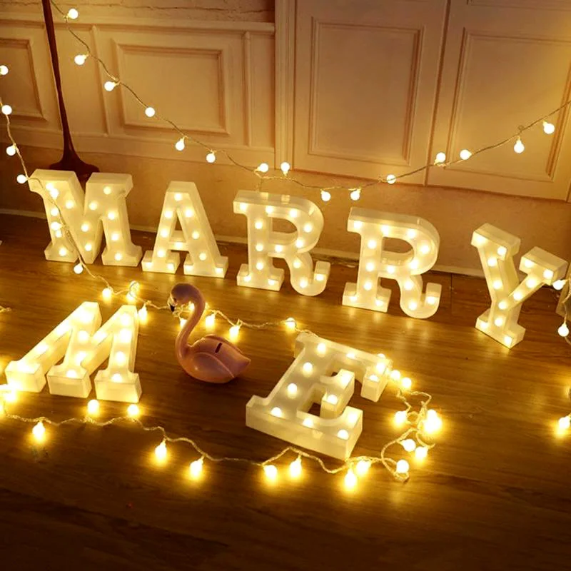 22 см 3D 26 белый с надписью Love светодиодный маркеры знак Алфавит света в помещении