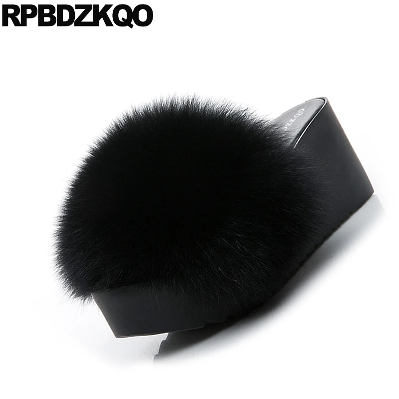 Женские туфли лодочки милые пушистые праздничные модельные на платформе в стиле