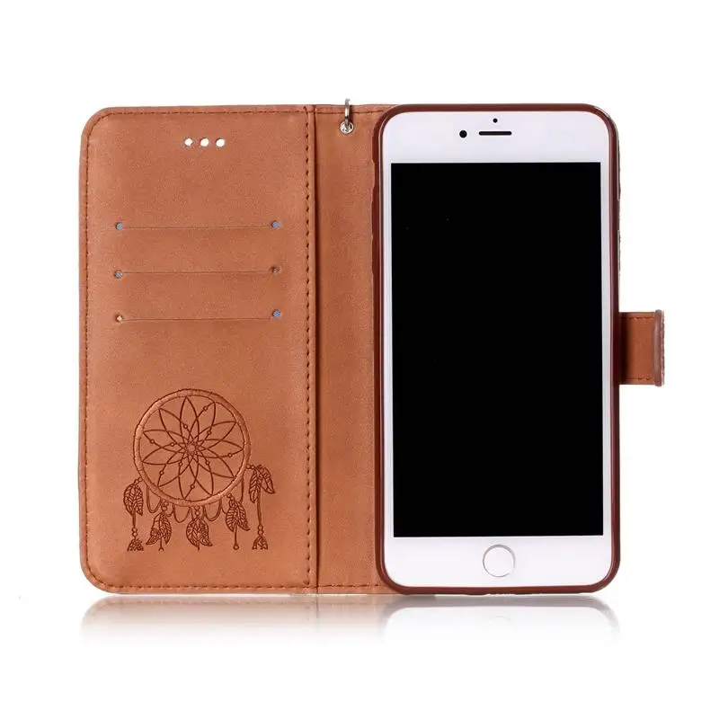 XSKEMP винтажный кожаный чехол-книжка из искусственной кожи для Apple iPhone 6 6S 4 7 с
