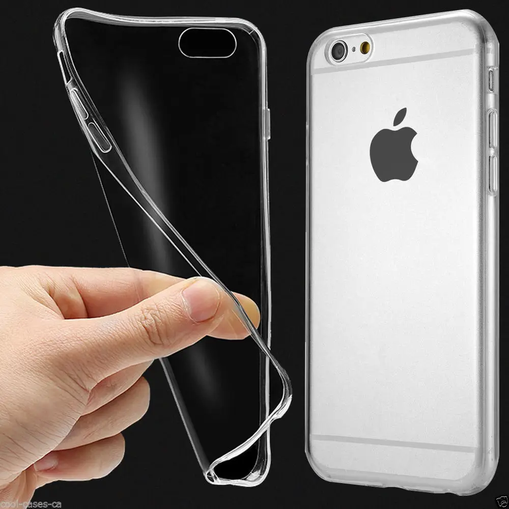 Прозрачный силиконовый мягкий чехол из ТПУ для 7 7Plus 8 X XS MAX XR 360 резиновый защитный