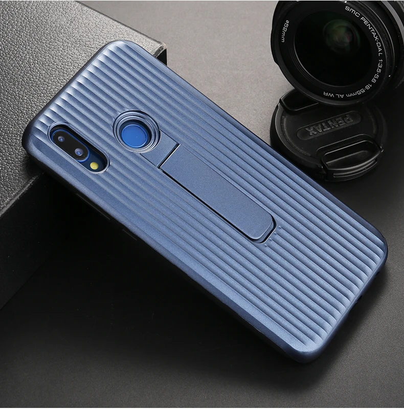 For Huawei p20 Mate 10 Pro lite Case Car Holder Stand bumper honor 9 p Smart Nova 3e phone coque Cover | Мобильные телефоны и