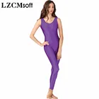 LZCMsoft женский комбинезон из лайкры и спандекса с глубоким вырезом, черный гимнастический комбинезон, боди для балета, сцены, танцев