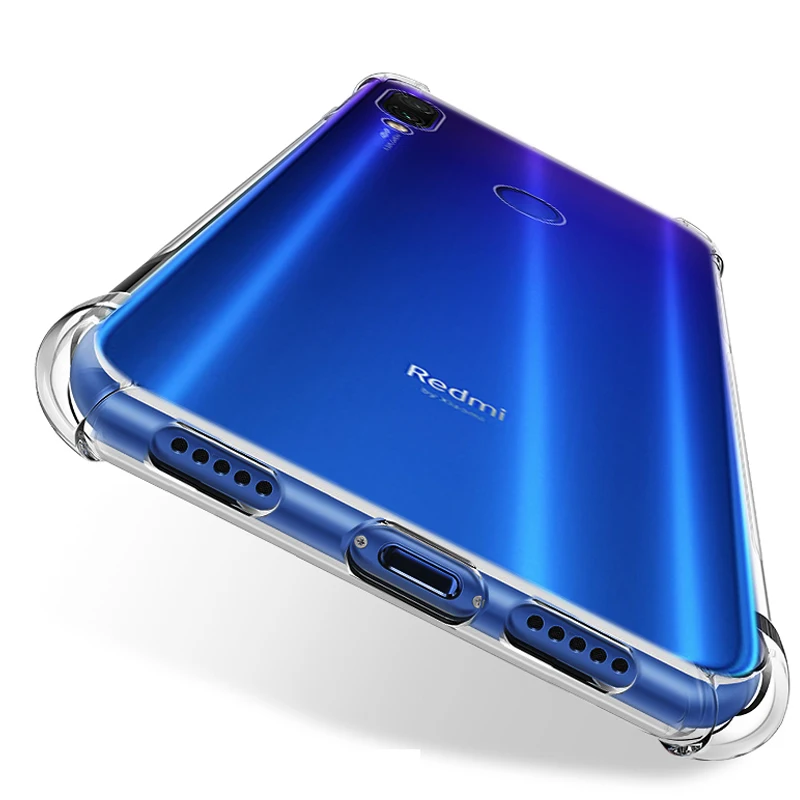 YUETUO прозрачный мягкий чехол для телефона xiaomi redmi 7 note pro 7s note7 силиконовые