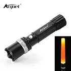 Тактический светильник онарь ANJOET XML Q5 1000LM, мощный светодиодный фонарь, фонарь, оборудование для ГИБДД, 18650AAA, светильник