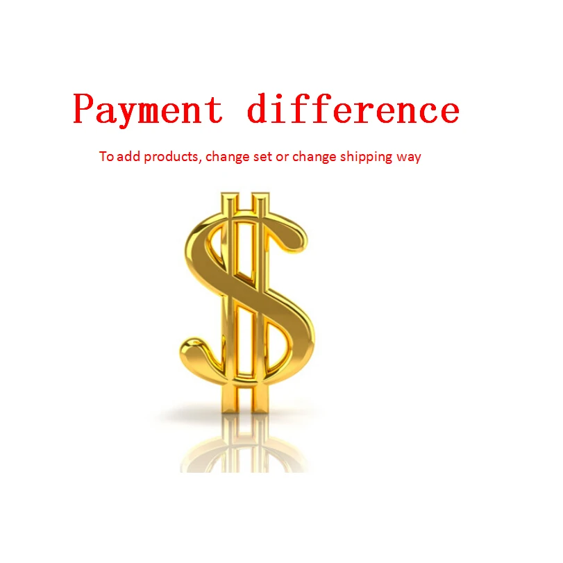 

$10 Payment difference after contact seller for add products, change set or change shipping way