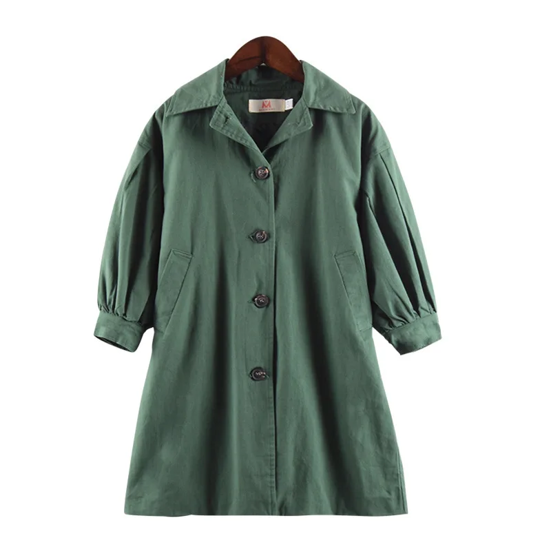 Khaki Green Long Belt Jackets For Teenage Boys Sleeve Trench Coat Kids Outerwear Top Clothing Children Jacket Baby Girl | Детская одежда