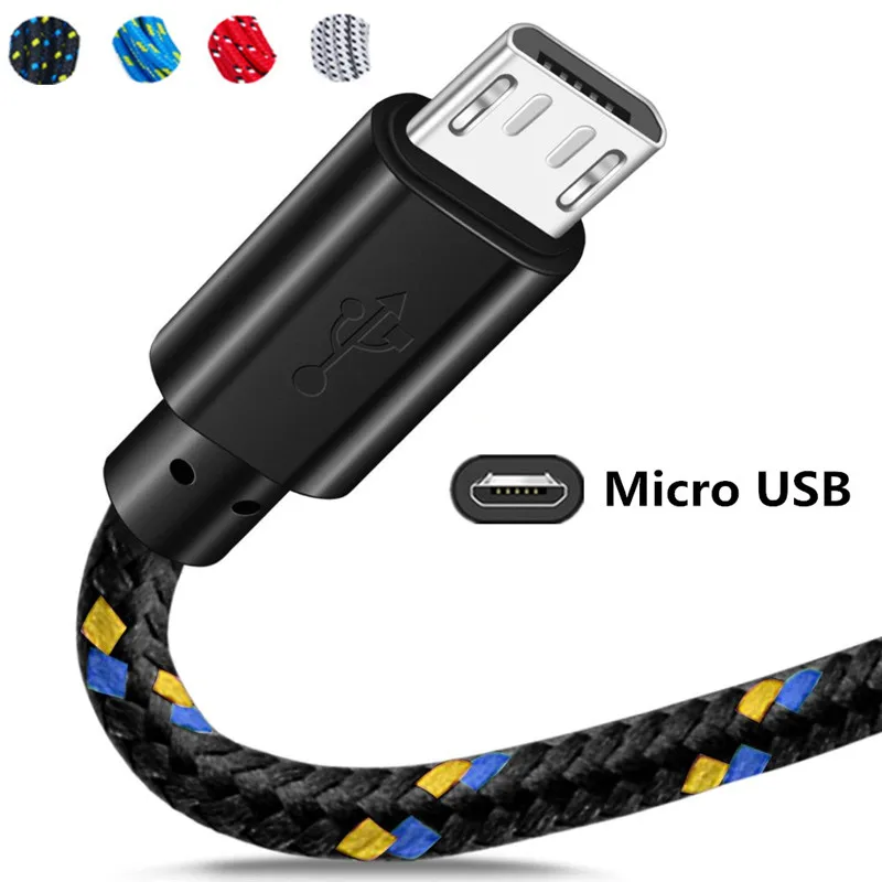 Зарядный кабель Micro USB для Huawei P Smart plus Y7 prime 2019 Y6 2018 провод передачи данных Honor 8X 8C 6A 7a