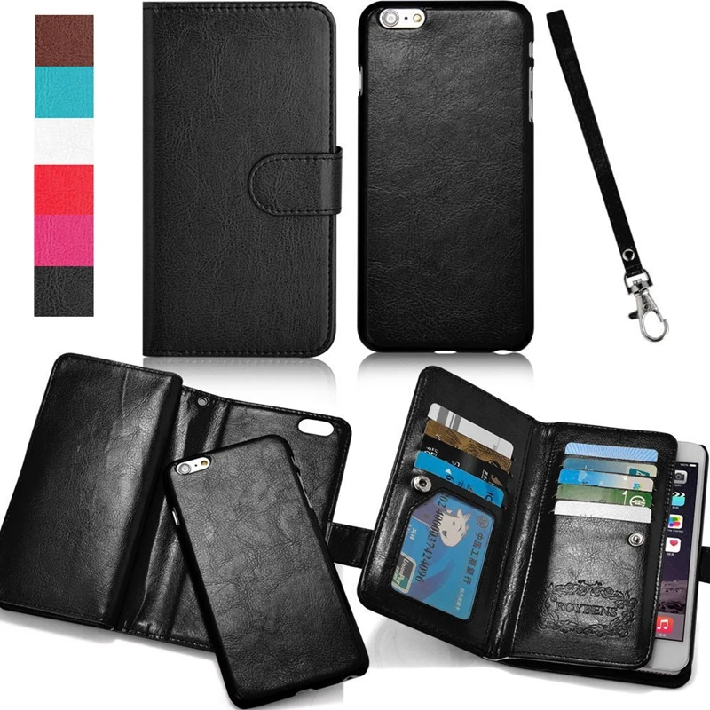 9 держатель для карт Mutil function бумажник чехол iPhone 5 5S 5G откидная крышка кожаная