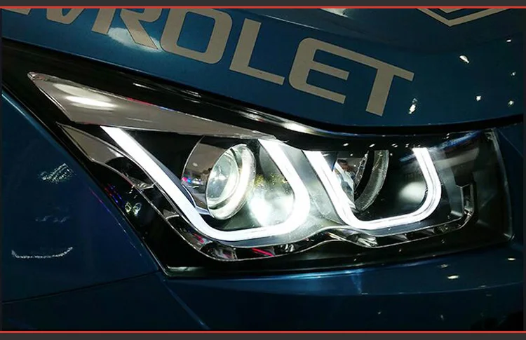 AKD автомобильный Стайлинг Головной фонарь для Chevrolet Cruze фары 2009- Cruze светодиодный фары DRL Hid Bi Xenon авто аксессуары