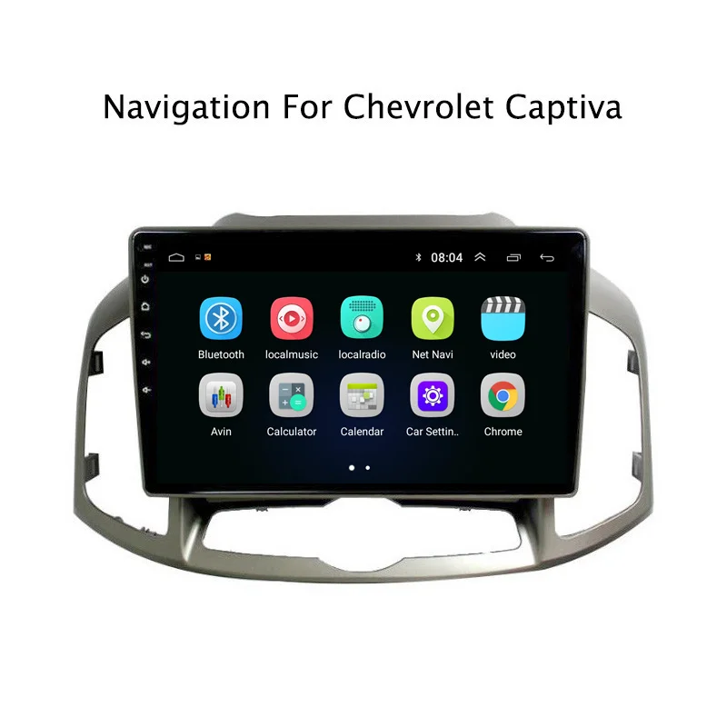 NaviTopia Android 8 1 автомобиль радио стерео плеер для Chevrolet Captiva 2012 2013 2014 2015 2016 с gps/Bluetooth/wi