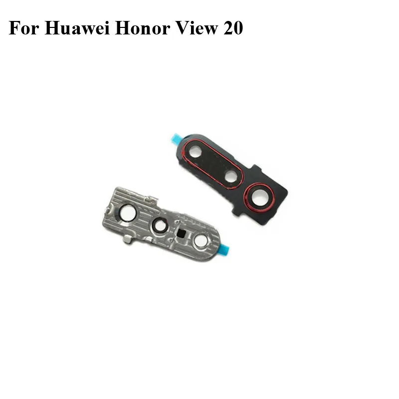 Стеклянный объектив для задней камеры Huawei Honor View 20 + Крышка круглые корпусные