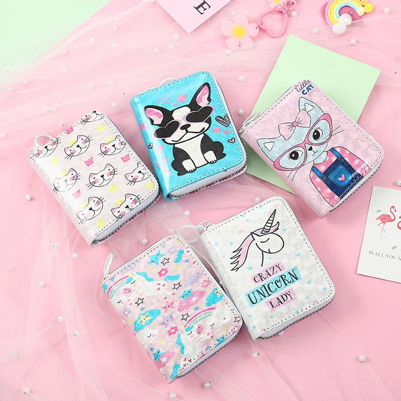 Miyahouse женский короткий кошелек с милой собачкой кошелек для мелочи из искусственной кожи Женский держатель для карт кошелек Billetera дешевый маленький кошелек