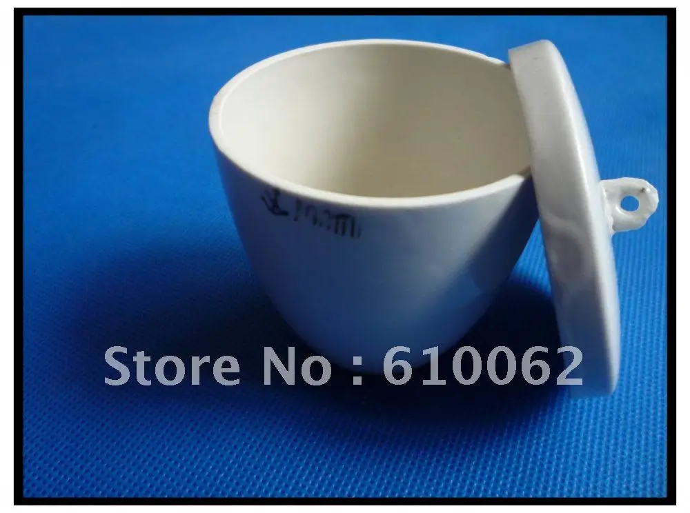 Лабораторный фарфоровый тигель 100 мл (лабораторный аппарат) | Канцтовары для