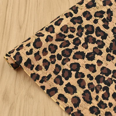 Leopard pattern Винтажная мягкая пробковая ткань ручной работы для самостоятельного пошива одежды украшения аксессуары для унисекс - Цвет: Leopard pattern