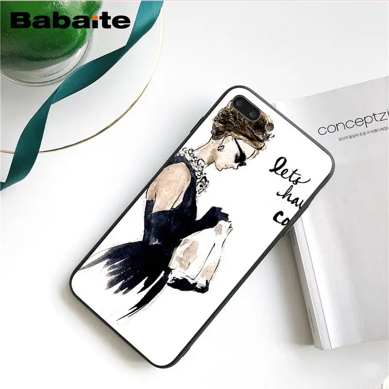 A4 Babaite Известный Элегантный чехол для телефона Одри Хепберн для iphone 11 Pro 11Pro Max 8 7 6 6S Plus X XS MAX 5 5S SE XR - Цвет: A4