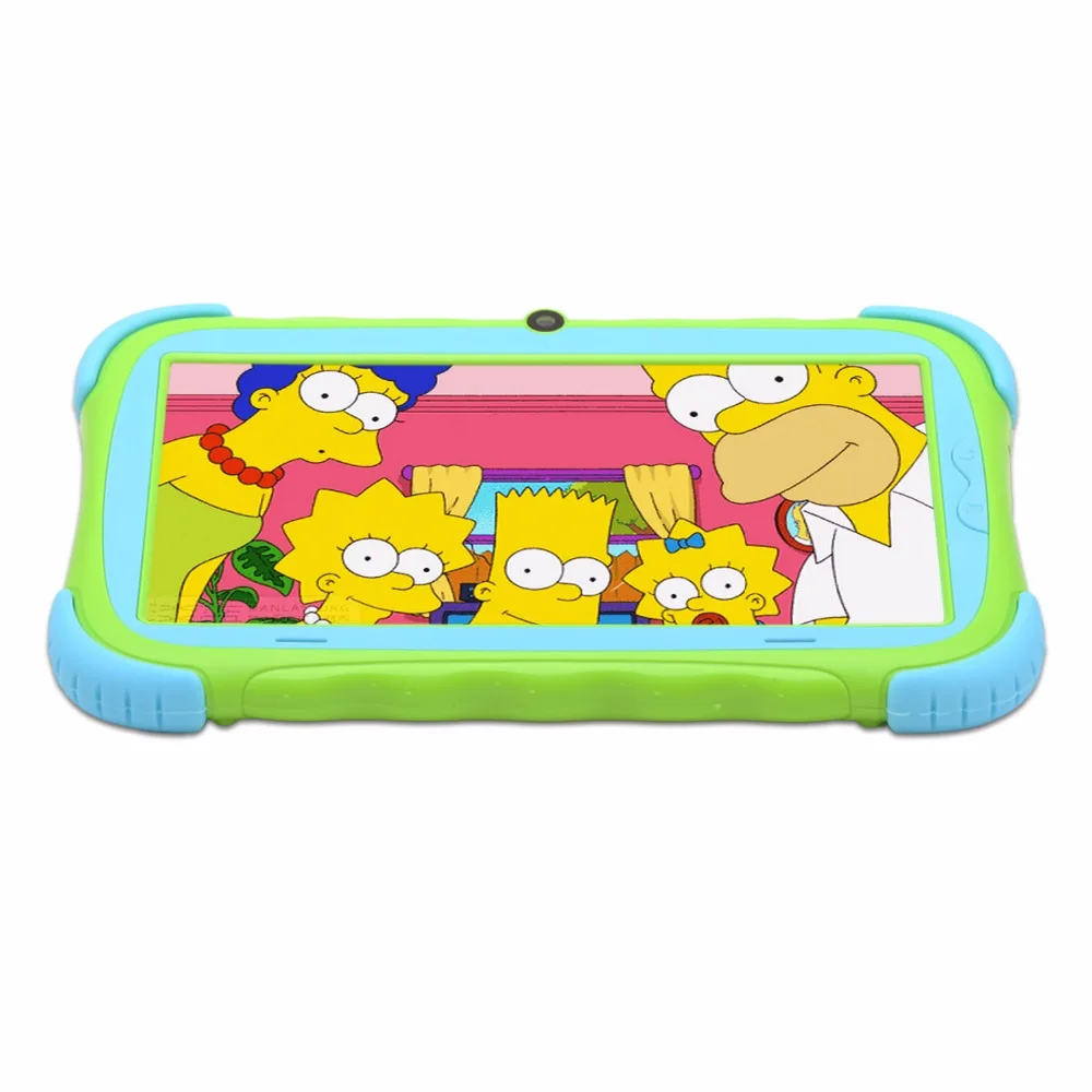 New iRULU Y5 7&quot Kids Tablet 1024*600 IPS Display Quad Core Android 7.1 OS 1G/16G Dual Camera 2800mAh Big Battery Babypad |