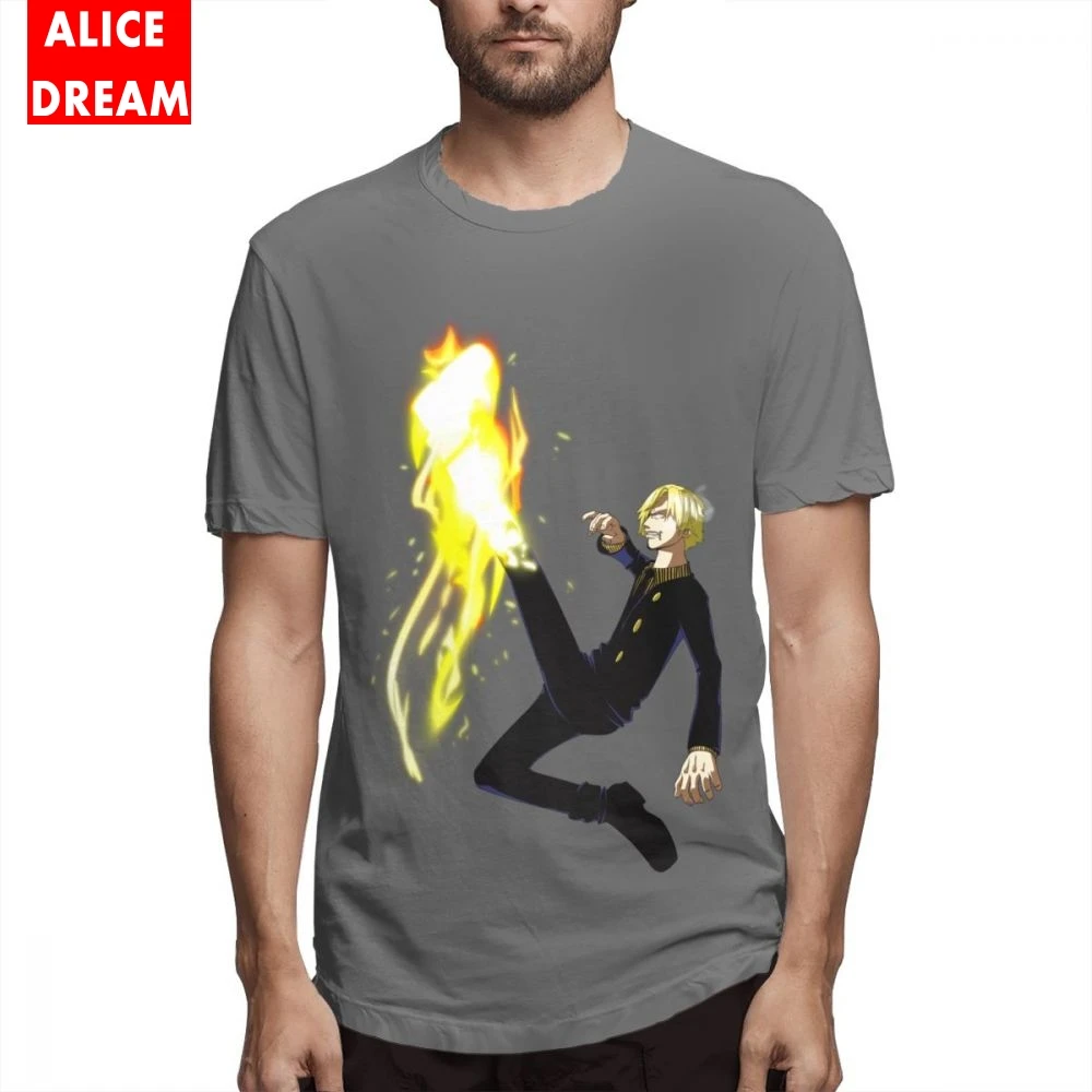 Футболка Vinsmoke Sanji Новое поступление Повседневная футболка из одного предмета в