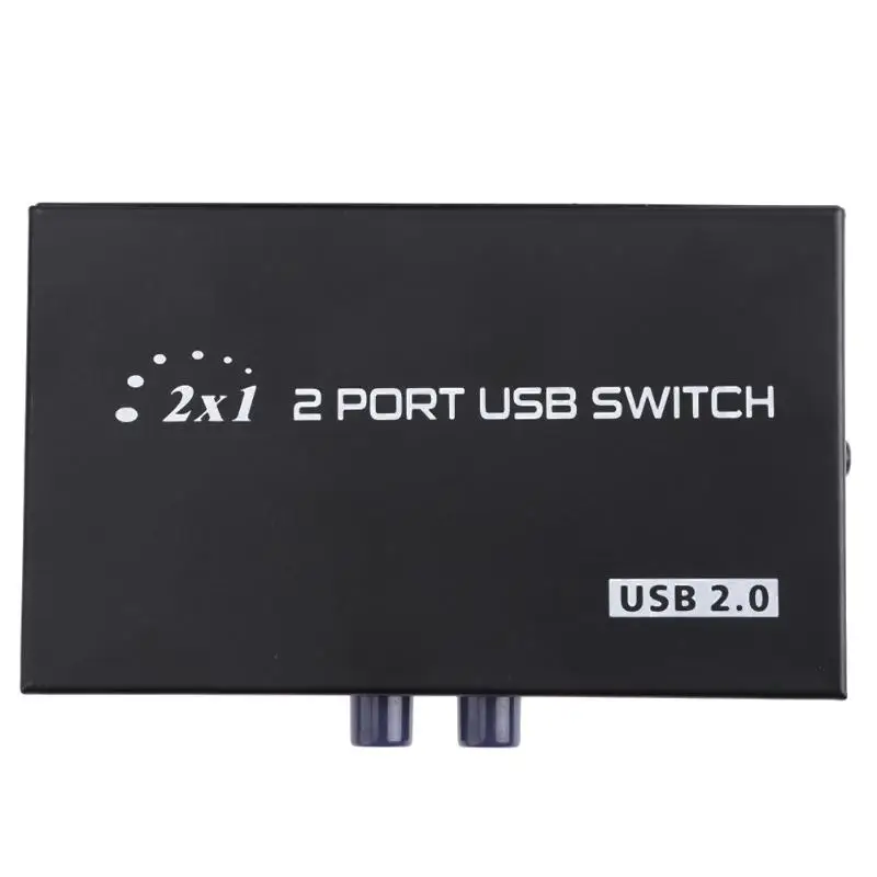 Коммутатор для двух компьютеров с 2 портами USB 0 и поддержкой совместного
