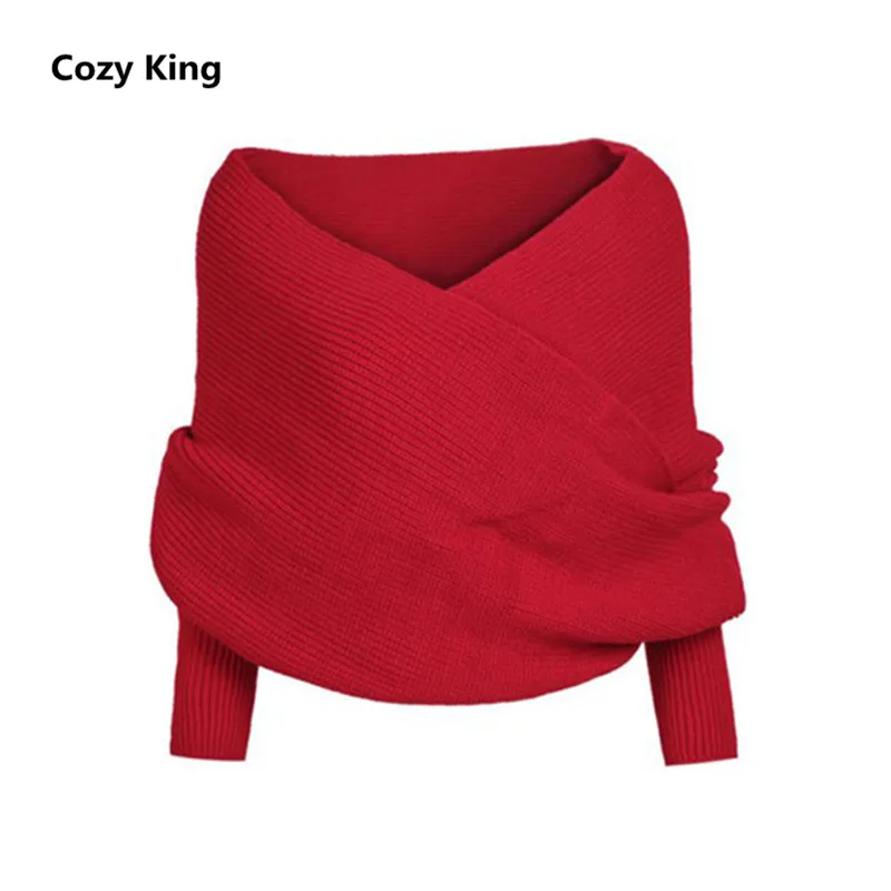 Cozy King women sweater pullovers 2018 hot new spring autumn casual fashion v neck solid color strapless sexy knitted sweaters | Женская