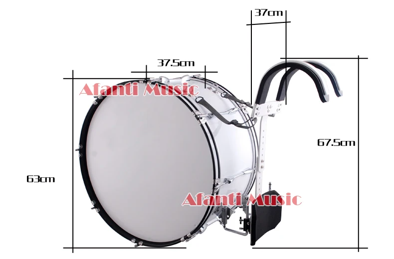 Afanti музыкальный марширующий большой snare барабан(AFMBZ-2412