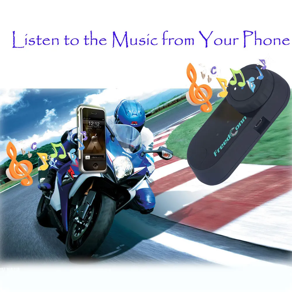 Гарнитура FreedConn для мотоциклетного шлема Bluetooth гарнитура шлемы наушники новая