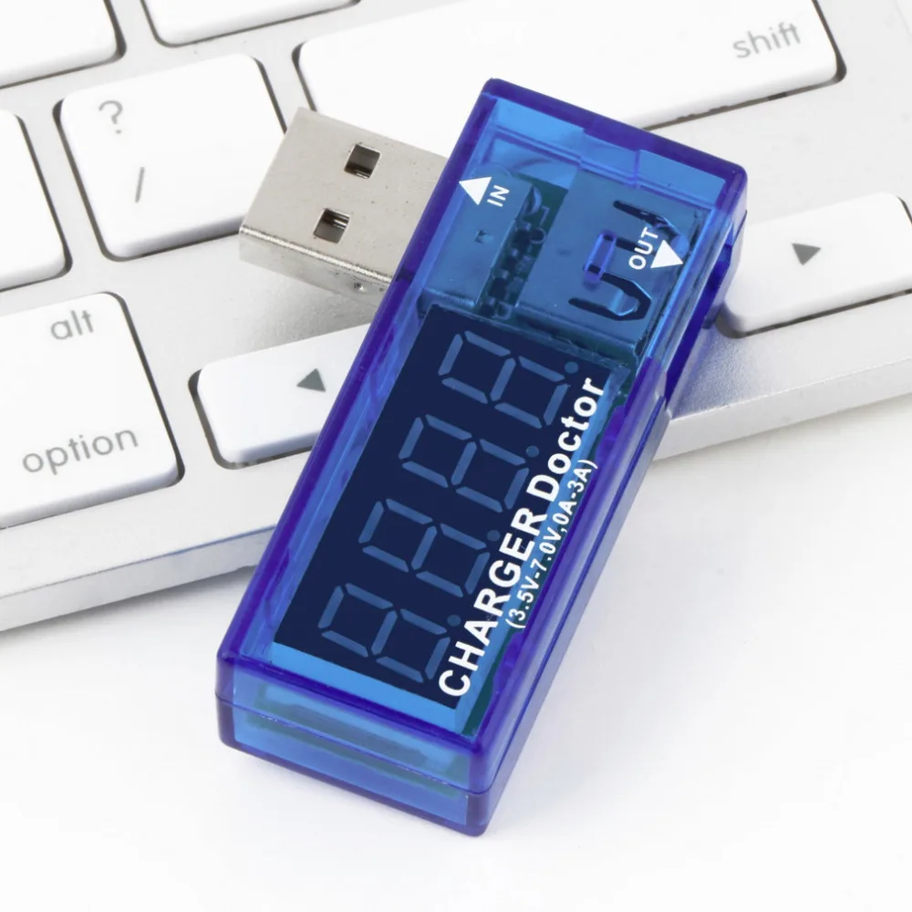 Цифровой мини USB измеритель напряжения мощности тока портативный доктор подарки