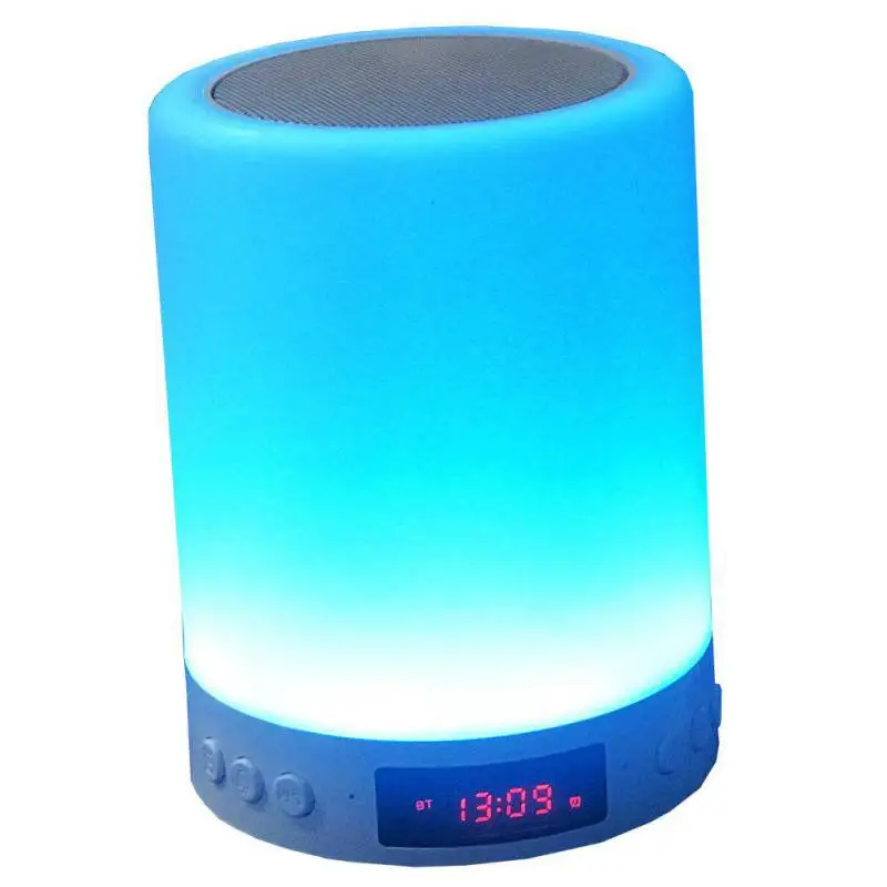 Colorful Stereoscopic Lossless Sound Quality Touch Sensor Bedside Lamp Sleep Night Light LED Wireless Bluetooth Speaker | Электроника